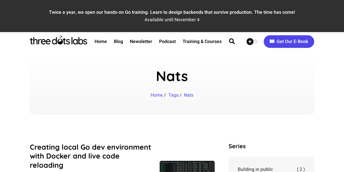nats | Three Dots Labs blog