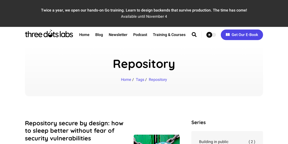 repository | Three Dots Labs blog